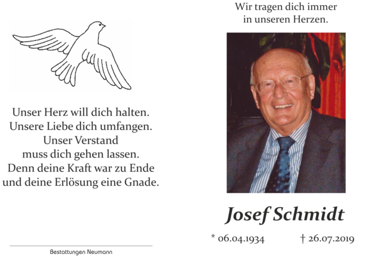 Herr Josef Schmidt