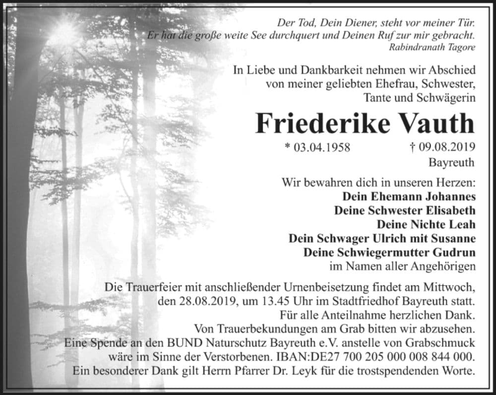 Frau Friederike Vauth