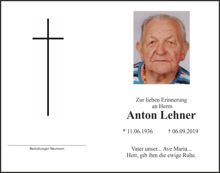 Herr Anton Lehner
