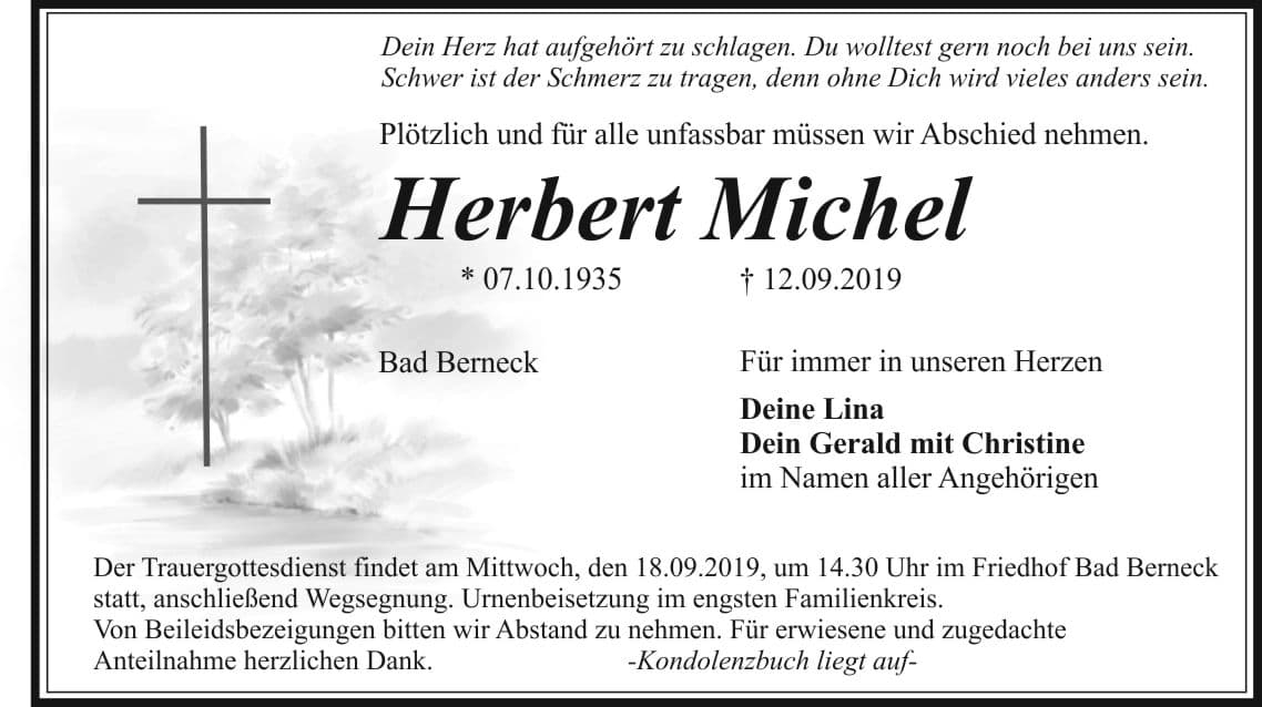 Herr Herbert Michel