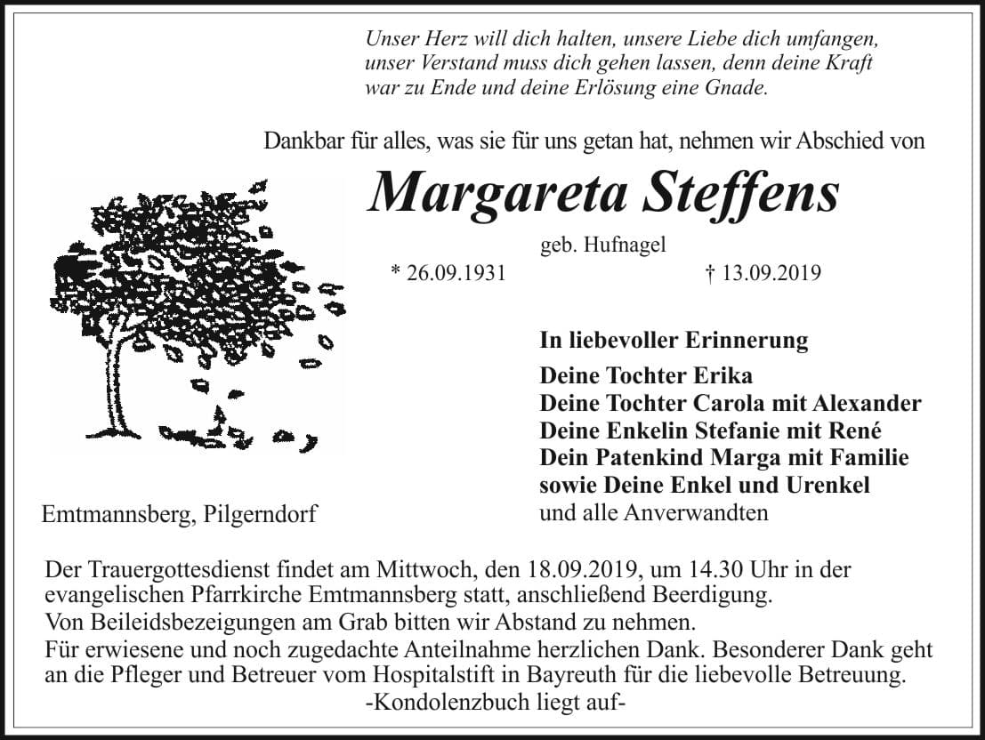Frau Margareta Steffens