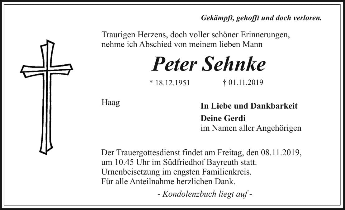 Herr Peter Sehnke