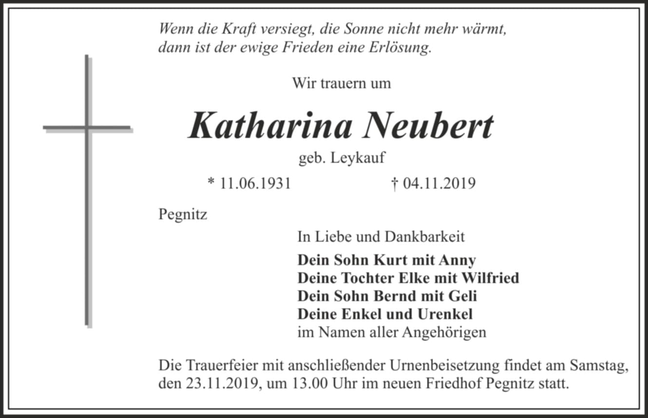 Frau Katharina Neubert