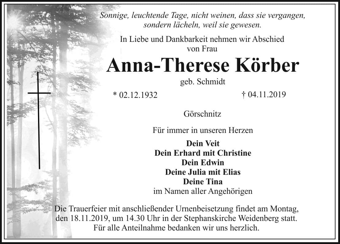 Frau Anna-Therese Körber