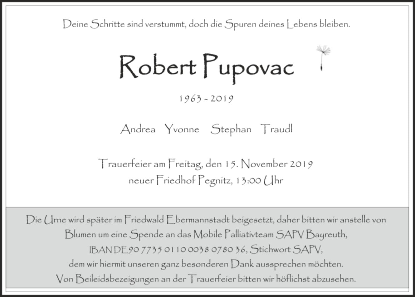 Herr Robert Pupovac