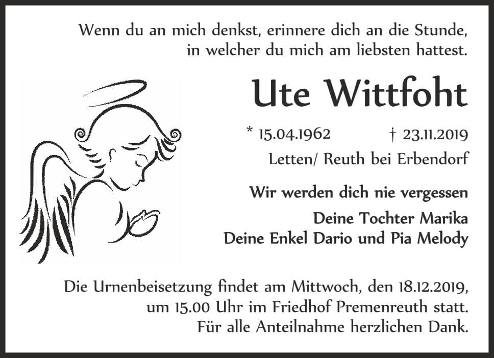 Frau Ute Wittfoth