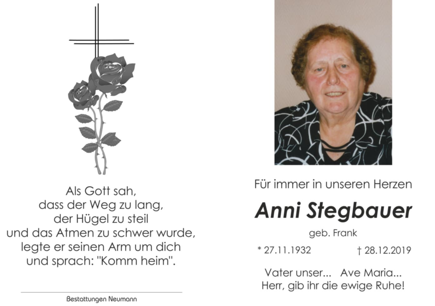Frau Anni Stegbauer