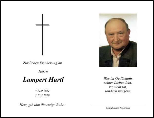 Herr Hartl Lampert