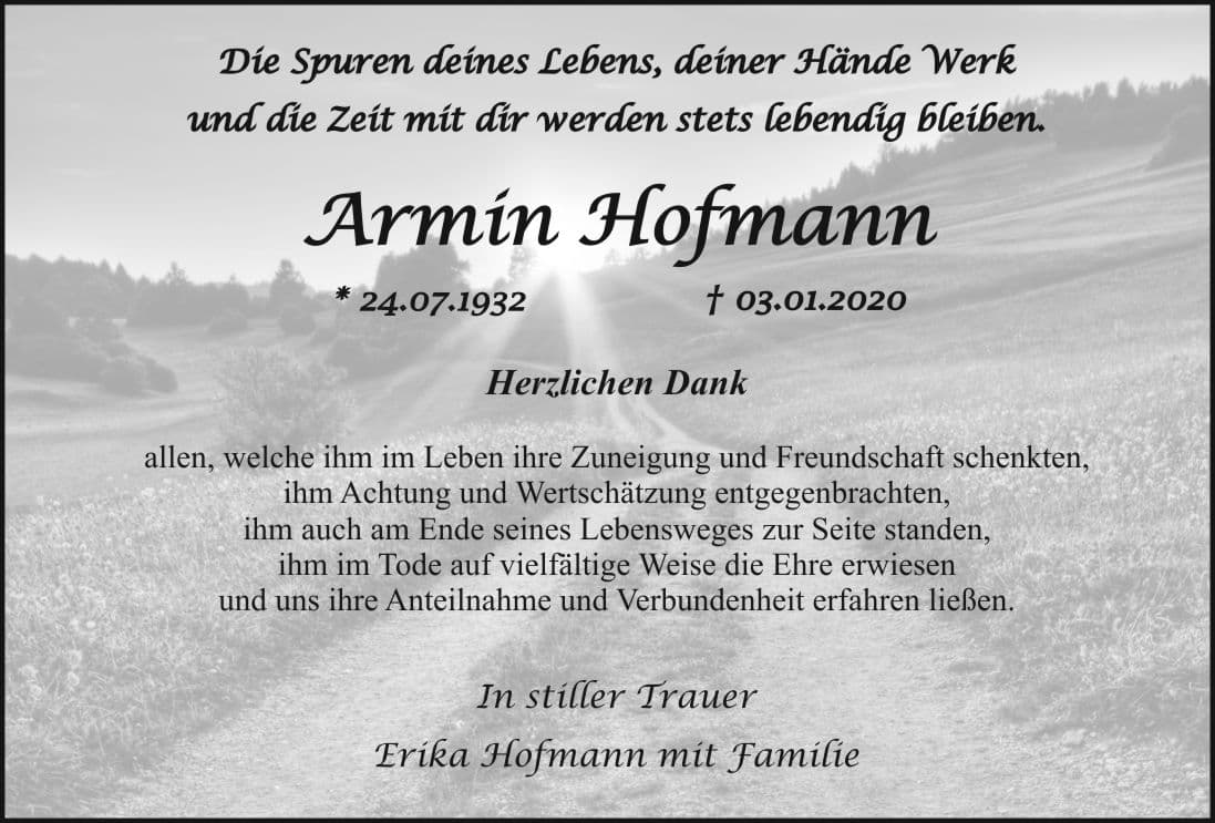 Herr Armin Hofmann