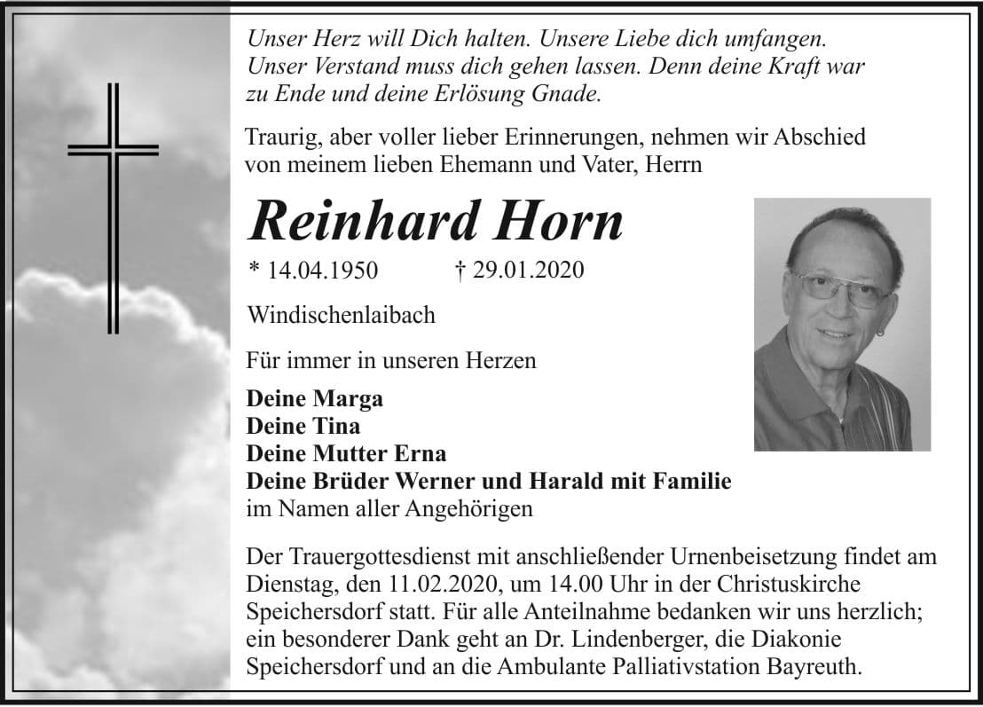 Herr Reinhard Horn
