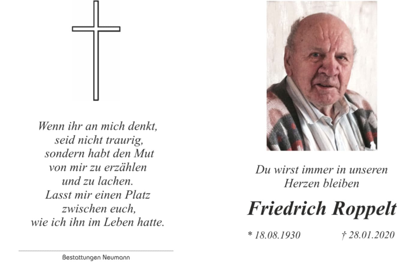 Herr Friedrich Roppelt