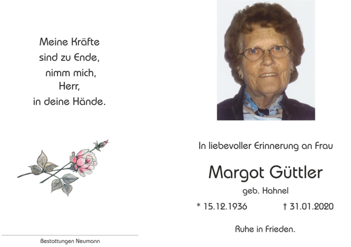 Frau Margot Güttler