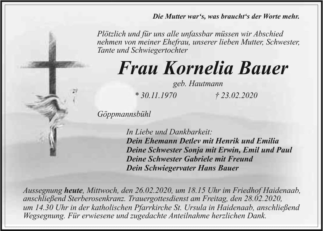 Frau Kornelia Bauer
