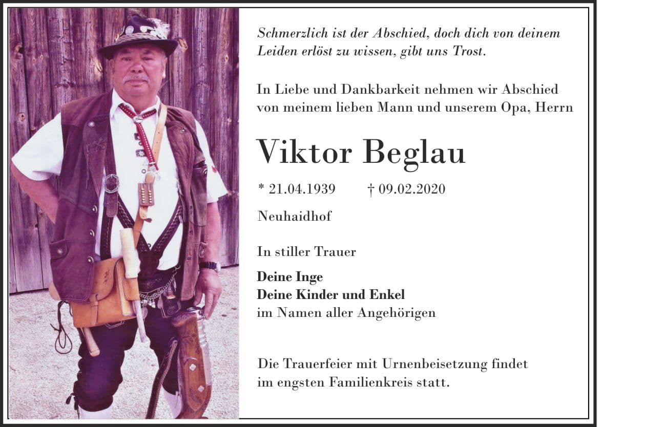 Herr Viktor Beglau