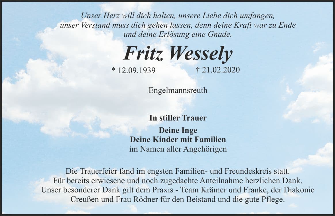Herr Fritz Wessely