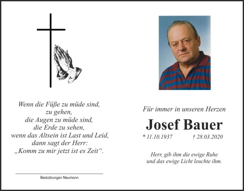 Herr Josef Bauer