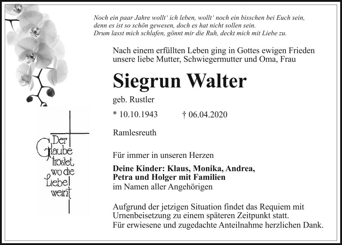 Frau Siegrun Walter