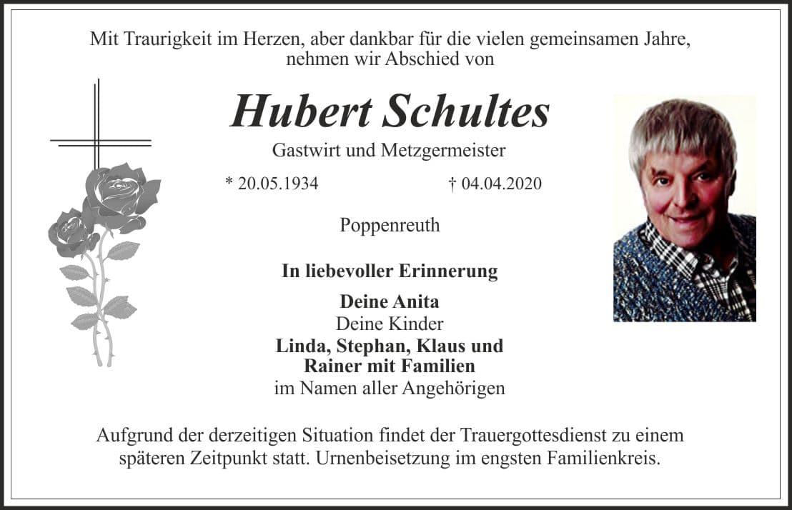 Herr Hubert Schultes