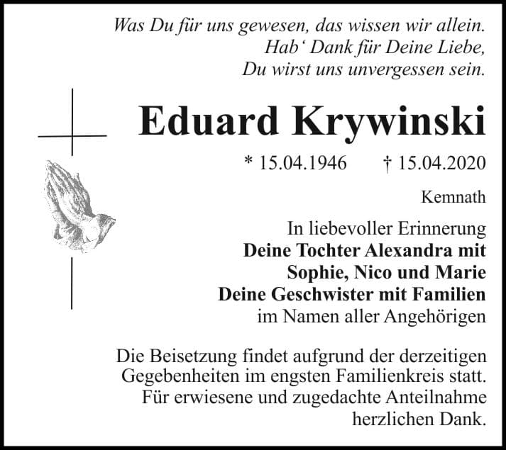 Herr Eduard Krywinski