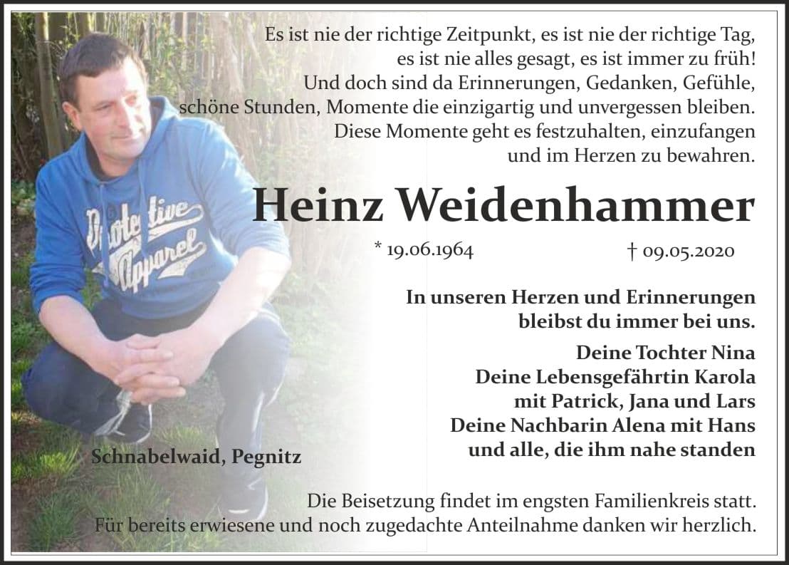 Herr Heinz Weidenhammer
