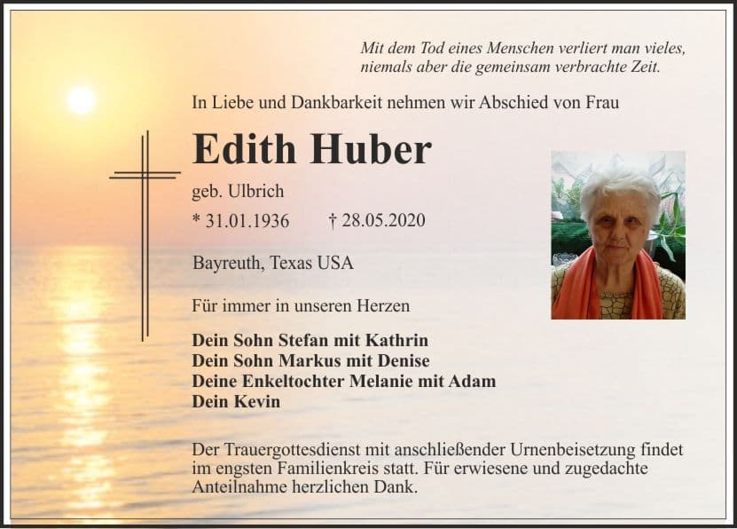 Frau Edith Huber