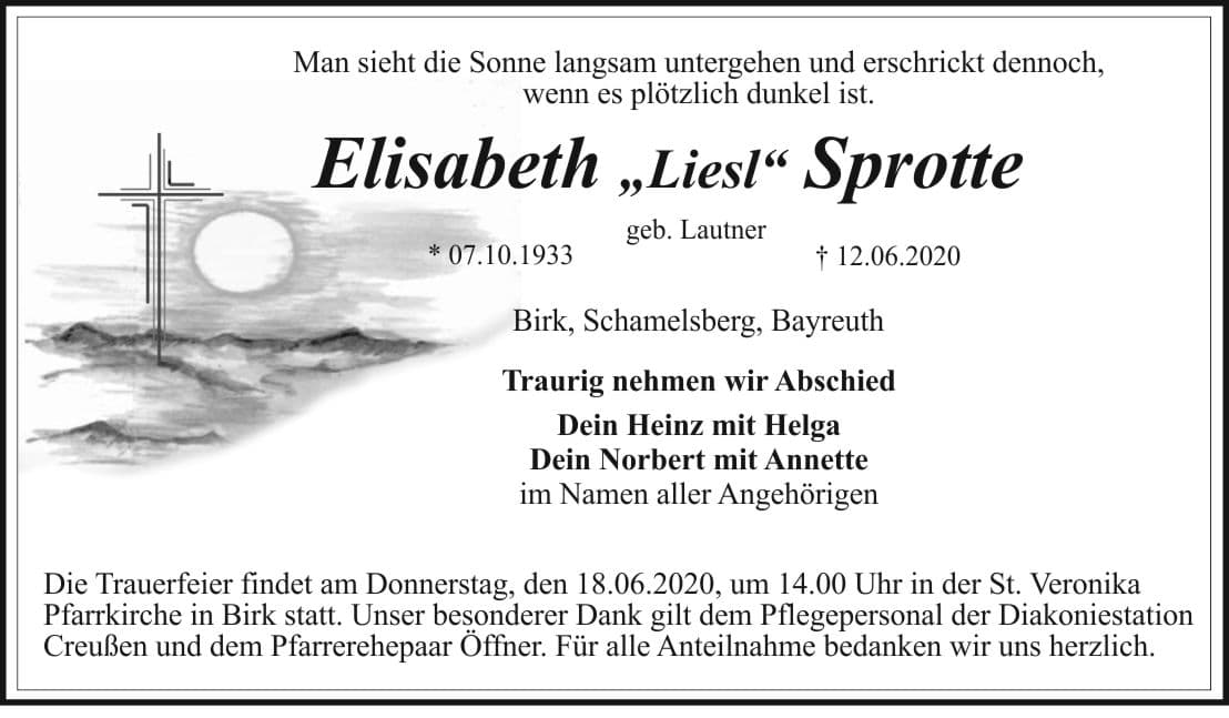 Frau Elisabeth Sprotte