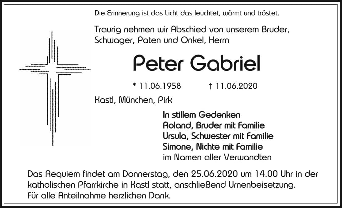 Herr Peter Gabriel