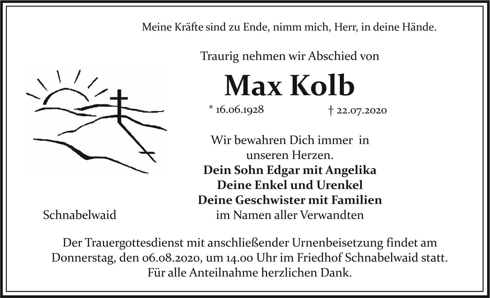 Herr Max Kolb