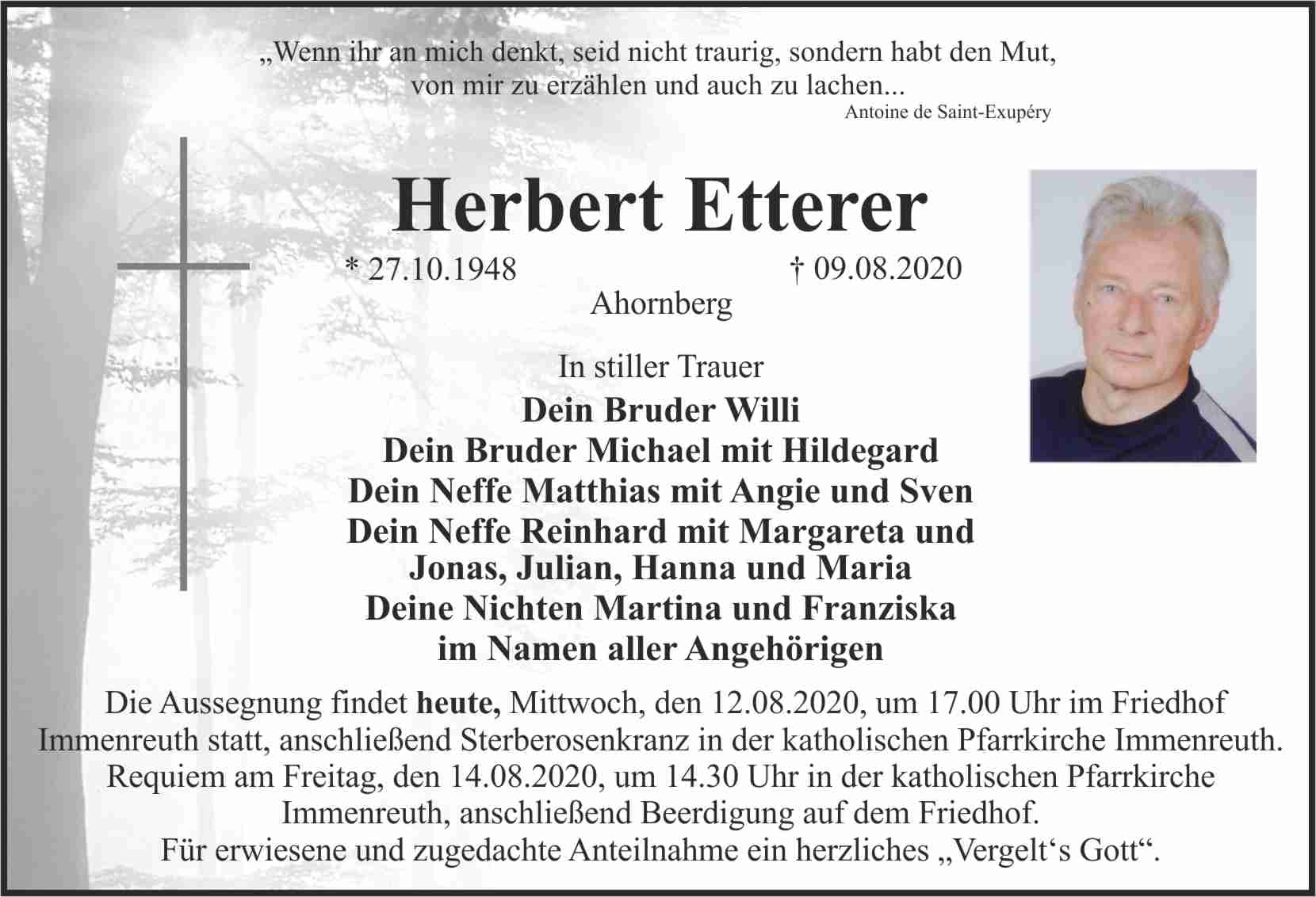 Herr Herbert Etterer