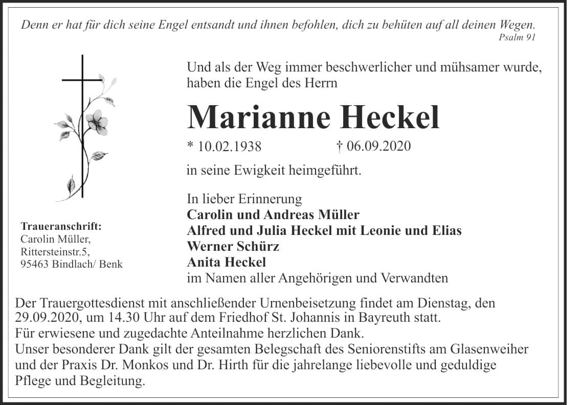 Frau Marianne Heckel