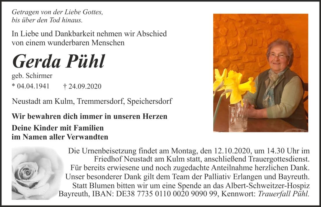 Frau Gerda Pühl