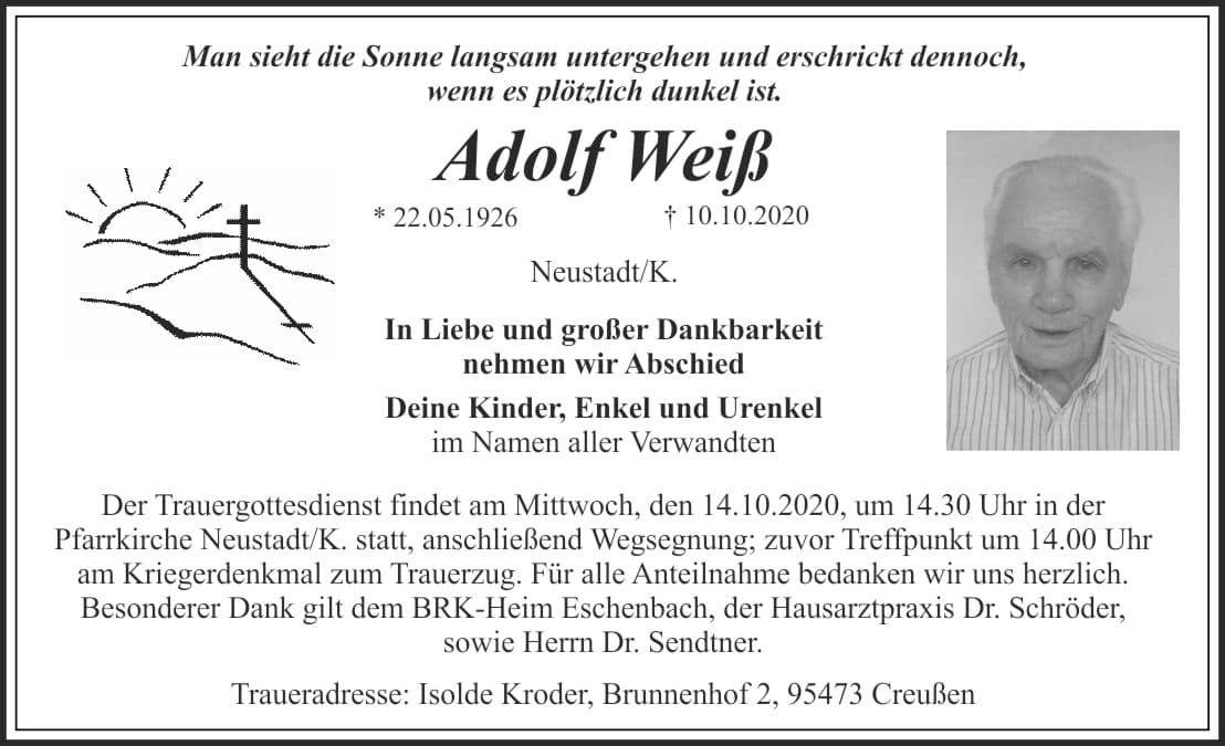 Herr Adolf Weiß