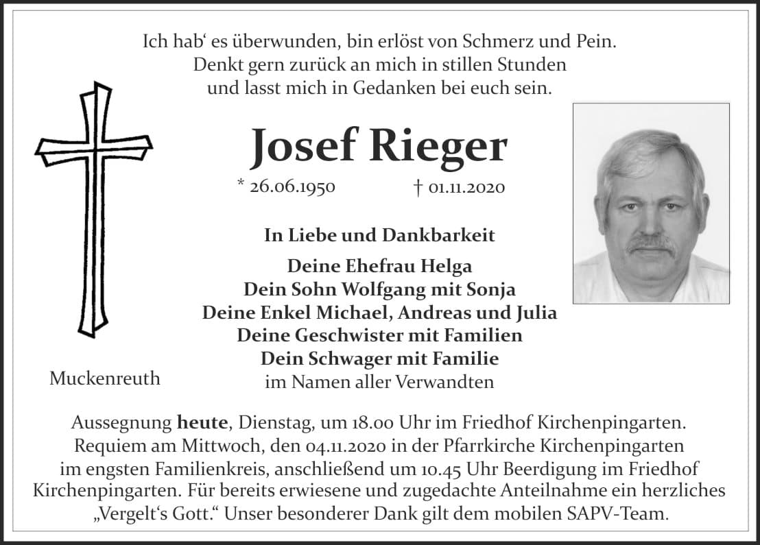 Herr Josef Rieger
