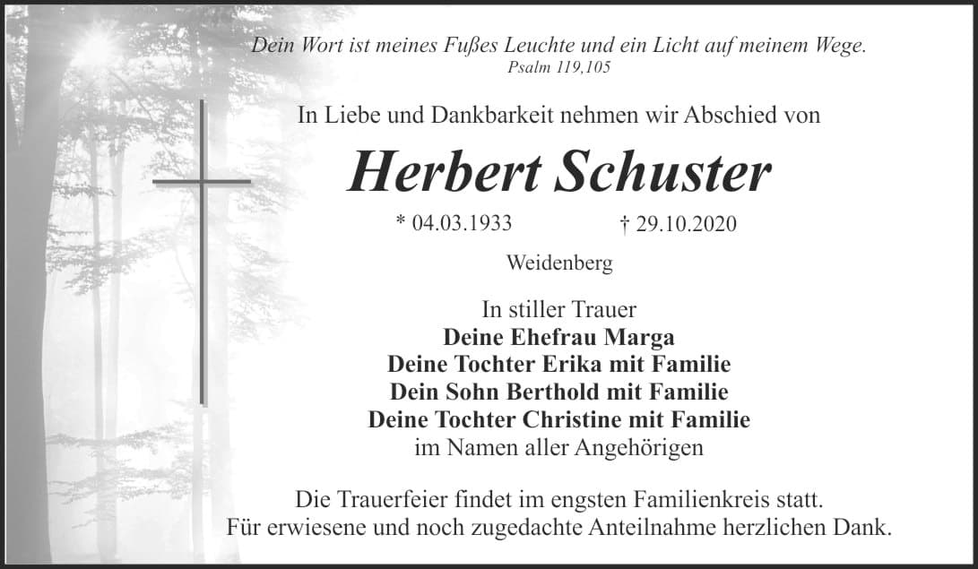 Herr Herbert Schuster