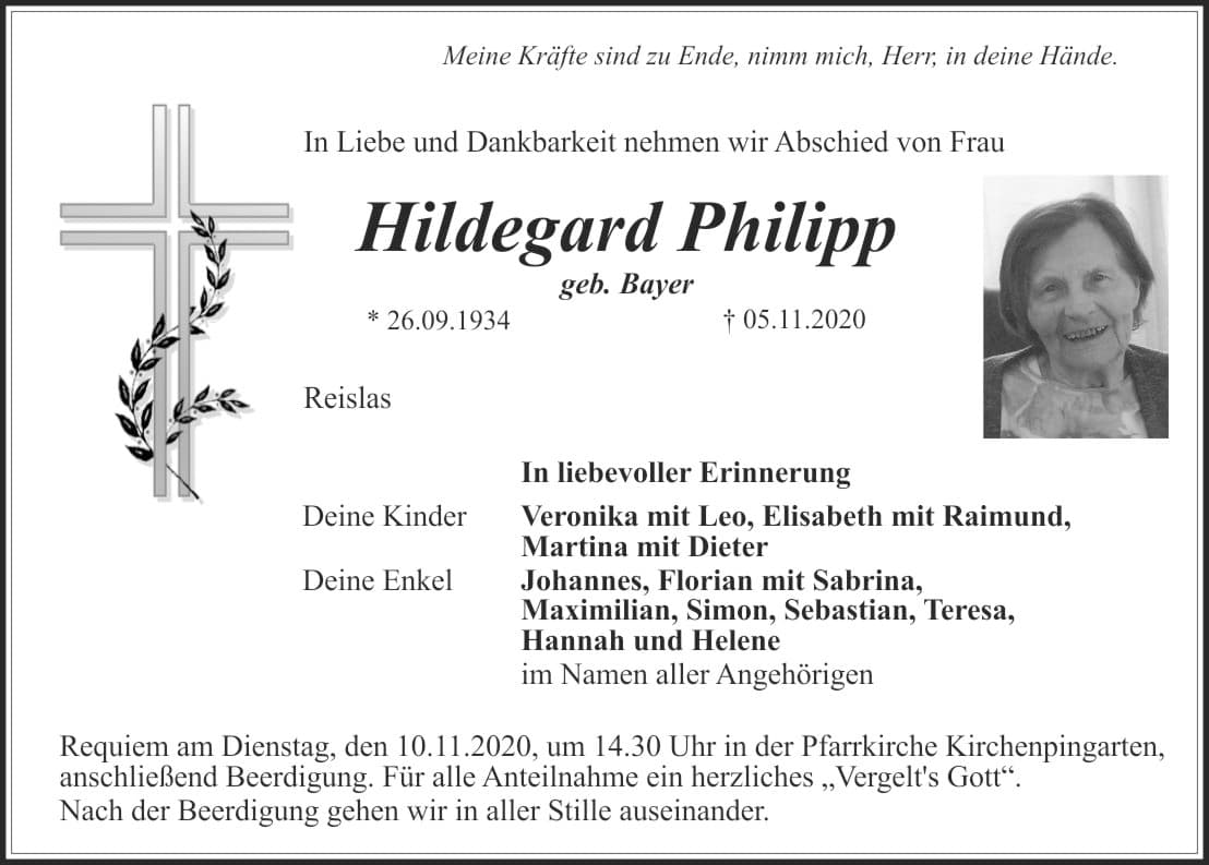Frau Hildegard Philipp
