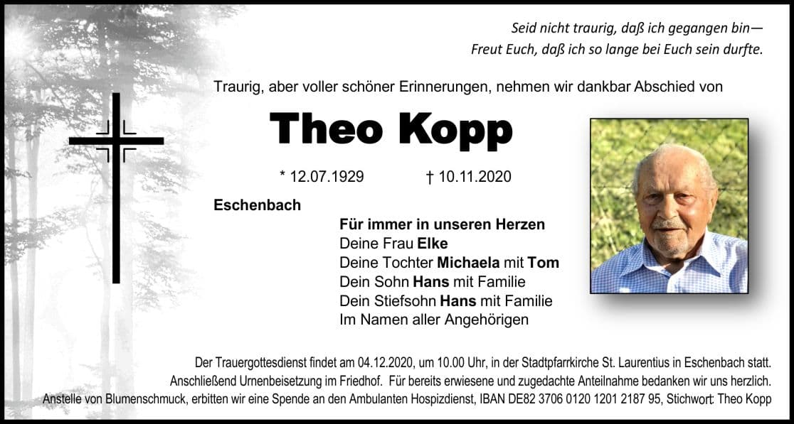 Herr Theodor Kopp