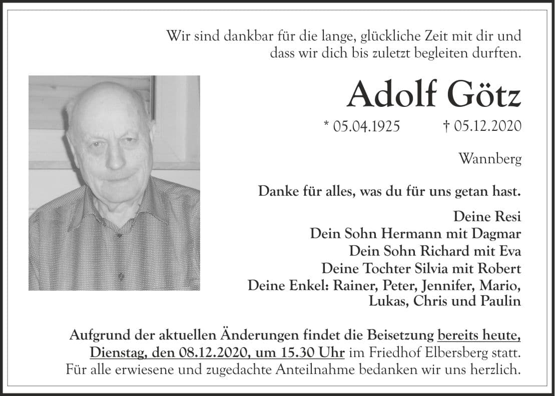 Herr Adolf Götz