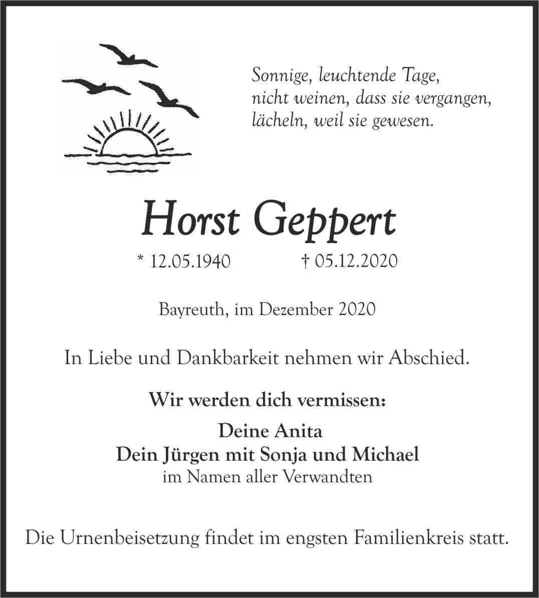 Herr Horst Geppert