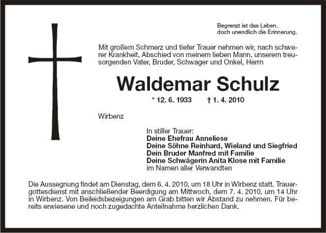 Herr Waldemar Schulz