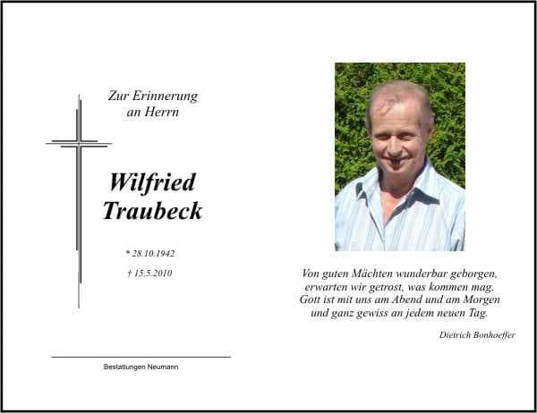 Herr Wilfried Traubeck